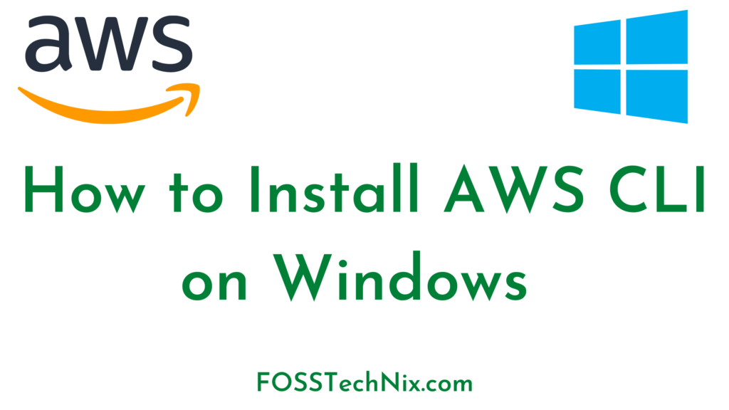 how to install aws cli for windows