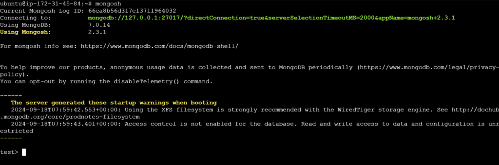 How To Install MongoDB Server on Ubuntu 24.04 LTS 8